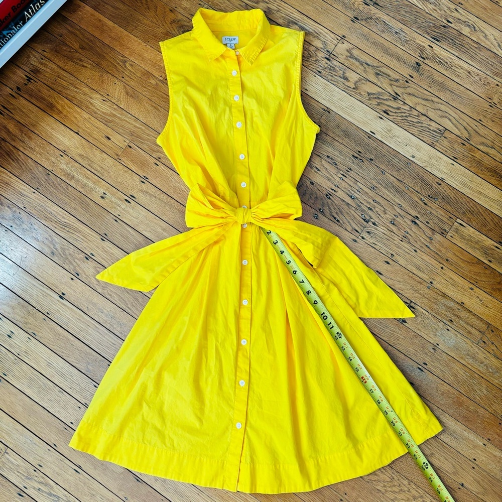 Bright Yellow J. Crew Dress Size 8